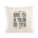 Coussin Bonne fête au meilleur des papas 