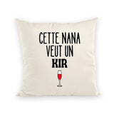 Coussin Cette nana veut un kir 