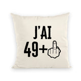 Coussin J'ai 50 ans 49 + 1 