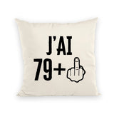 Coussin J'ai 80 ans 79 + 1 