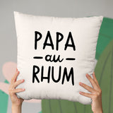 Coussin Papa au rhum Beige