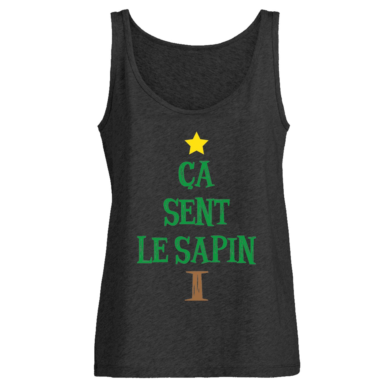Débardeur Femme Ça sent le sapin 