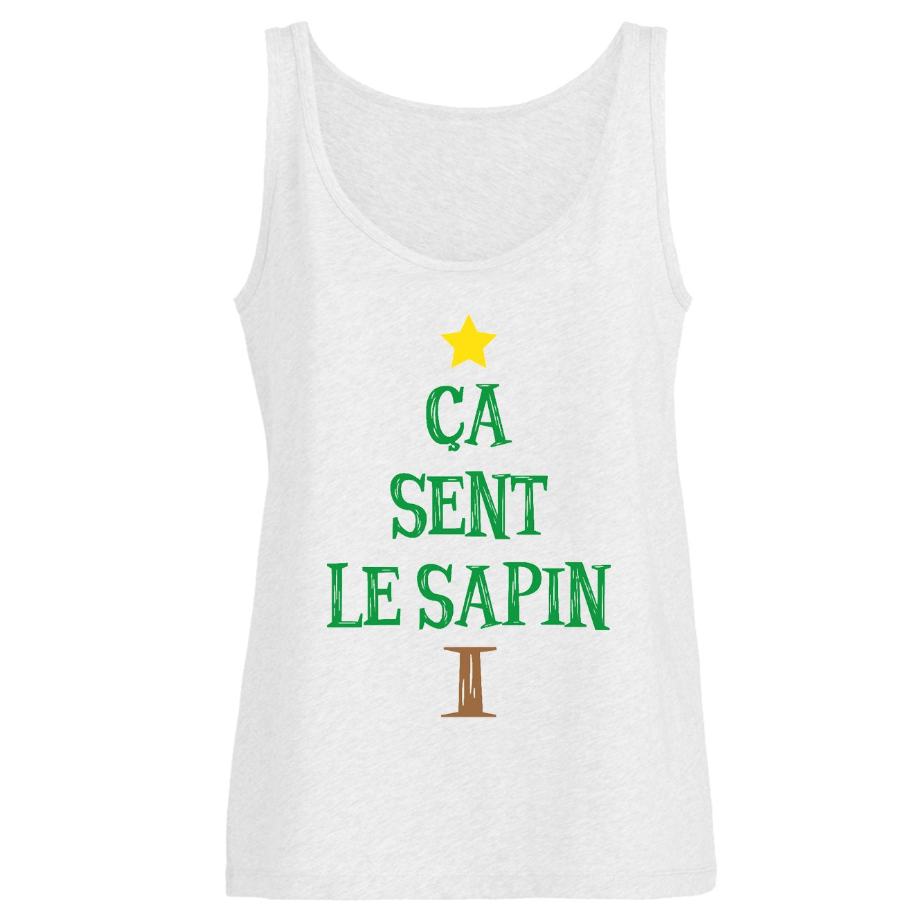 Débardeur Femme Ça sent le sapin 