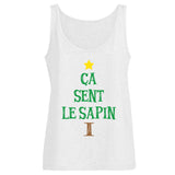 Débardeur Femme Ça sent le sapin 