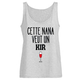 Débardeur Femme Cette nana veut un kir 