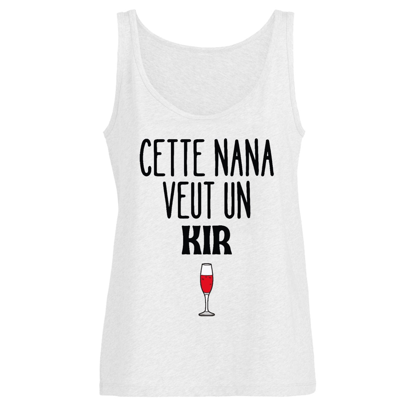 Débardeur Femme Cette nana veut un kir 