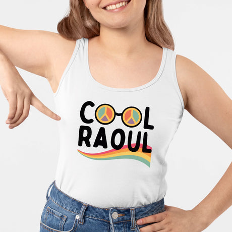 Débardeur Femme Cool Raoul Blanc