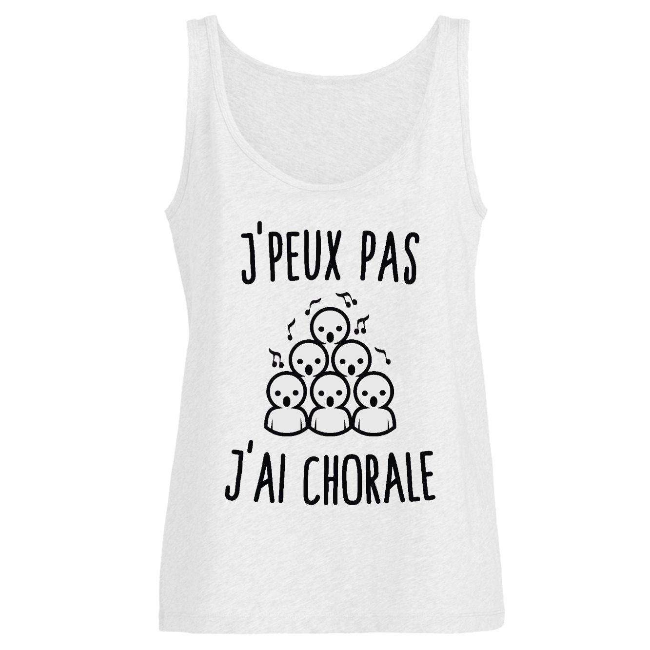 Débardeur Femme J'peux pas j'ai chorale 