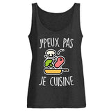 Débardeur Femme J'peux pas je cuisine 