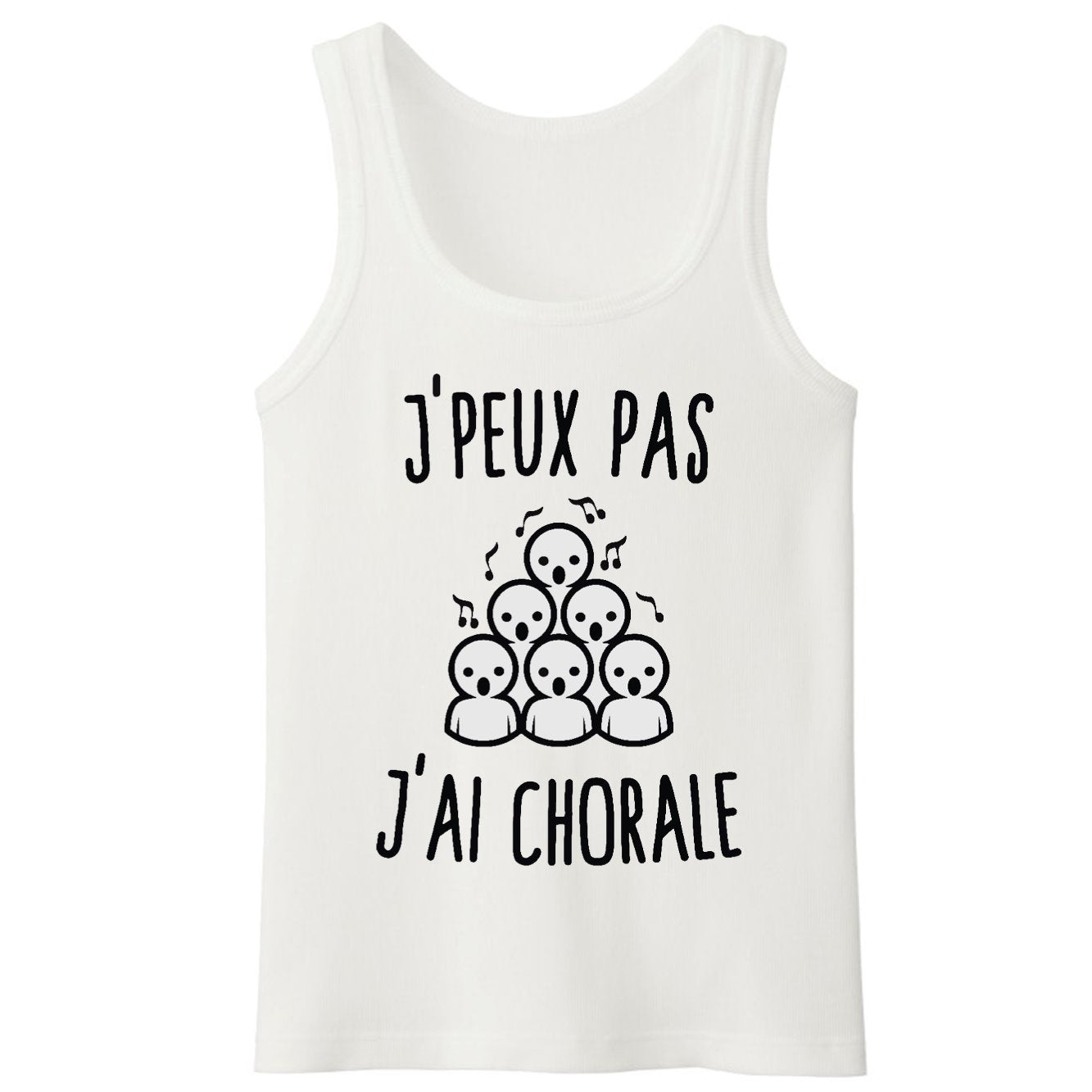 Débardeur Homme J'peux pas j'ai chorale 