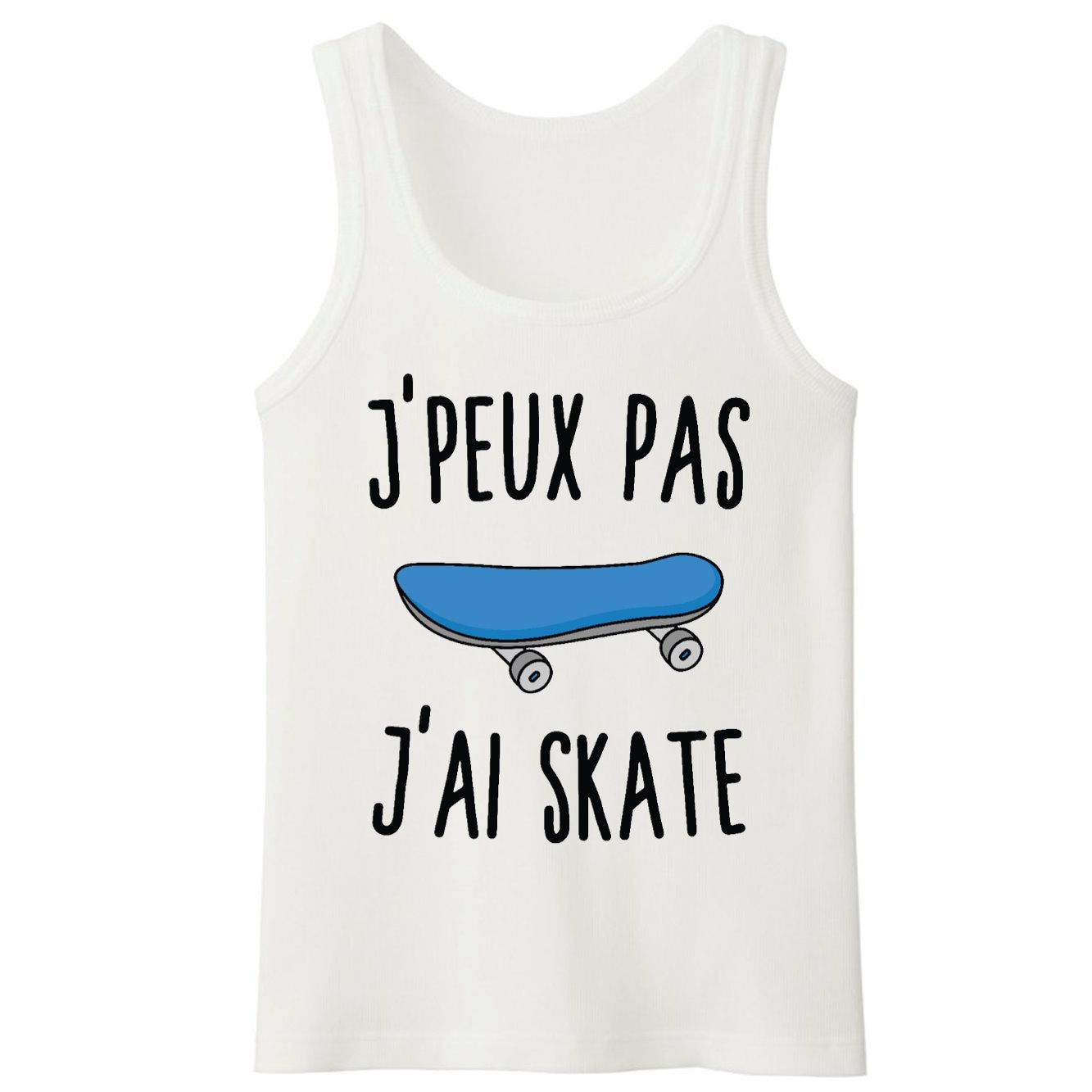 Débardeur Homme J'peux pas j'ai skate 