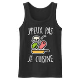 Débardeur Homme J'peux pas je cuisine 