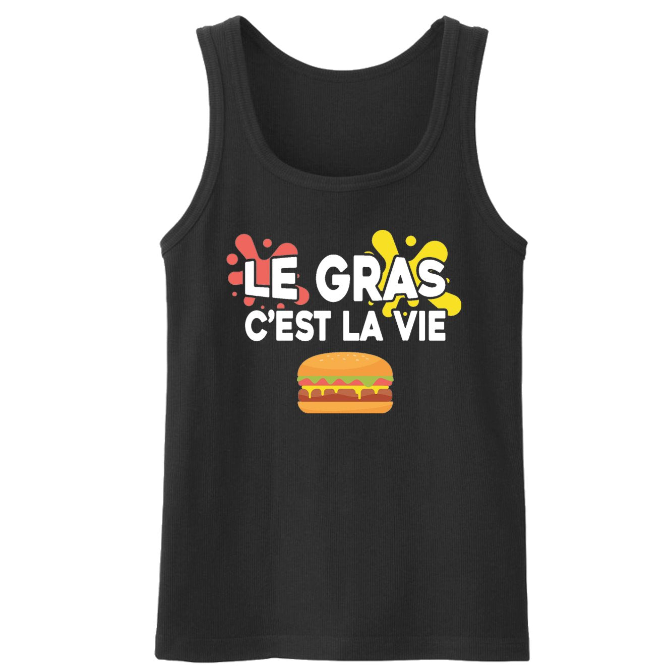 Débardeur Homme Le gras c'est la vie 