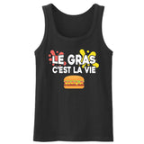 Débardeur Homme Le gras c'est la vie 