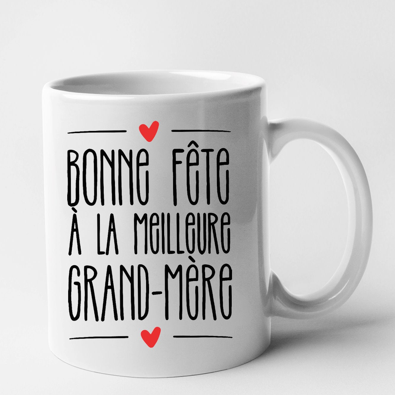 Mug Bonne fête à la meilleure grand-mère Blanc