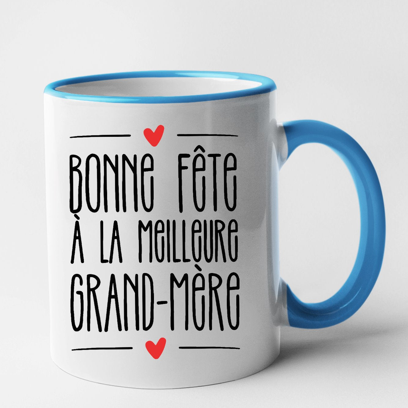 Mug Bonne fête à la meilleure grand-mère Bleu