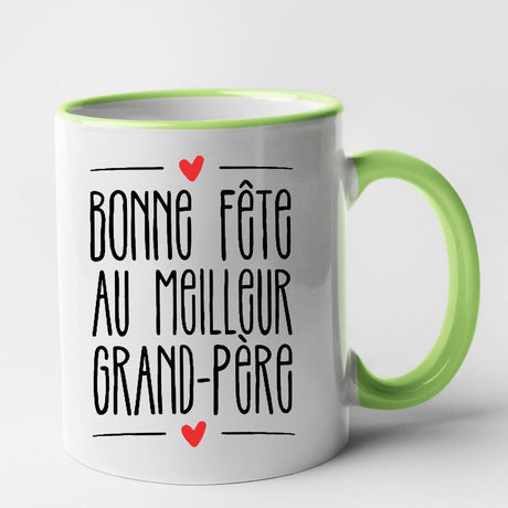 Mug Bonne fête au meilleur grand-père Vert