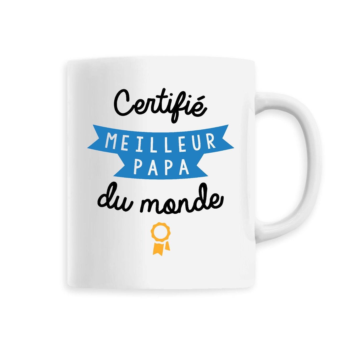 Mug Certifié meilleur papa du monde 