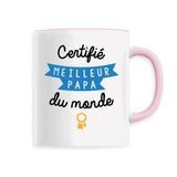 Mug Certifié meilleur papa du monde 