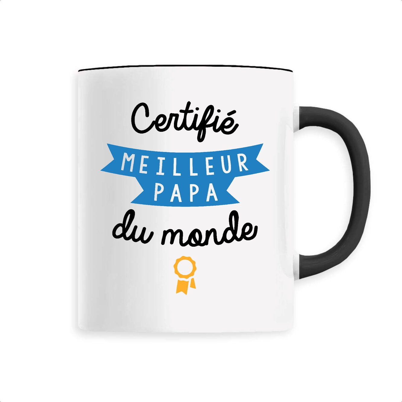 Mug Certifié meilleur papa du monde 