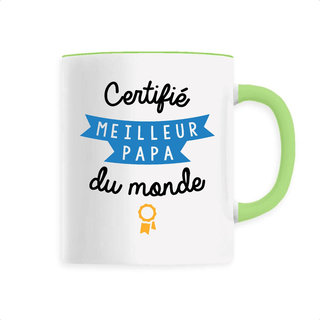 Mug Certifié meilleur papa du monde 