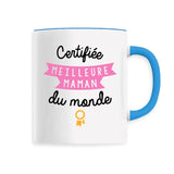 Mug Certifiée meilleure maman du monde 