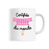 Mug Certifiée meilleure maman du monde 