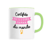 Mug Certifiée meilleure maman du monde 