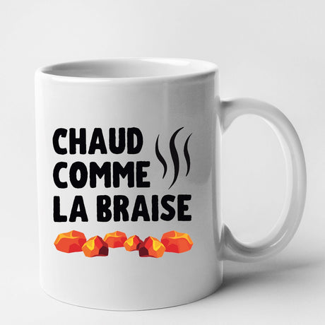 Mug Chaud comme la braise Blanc