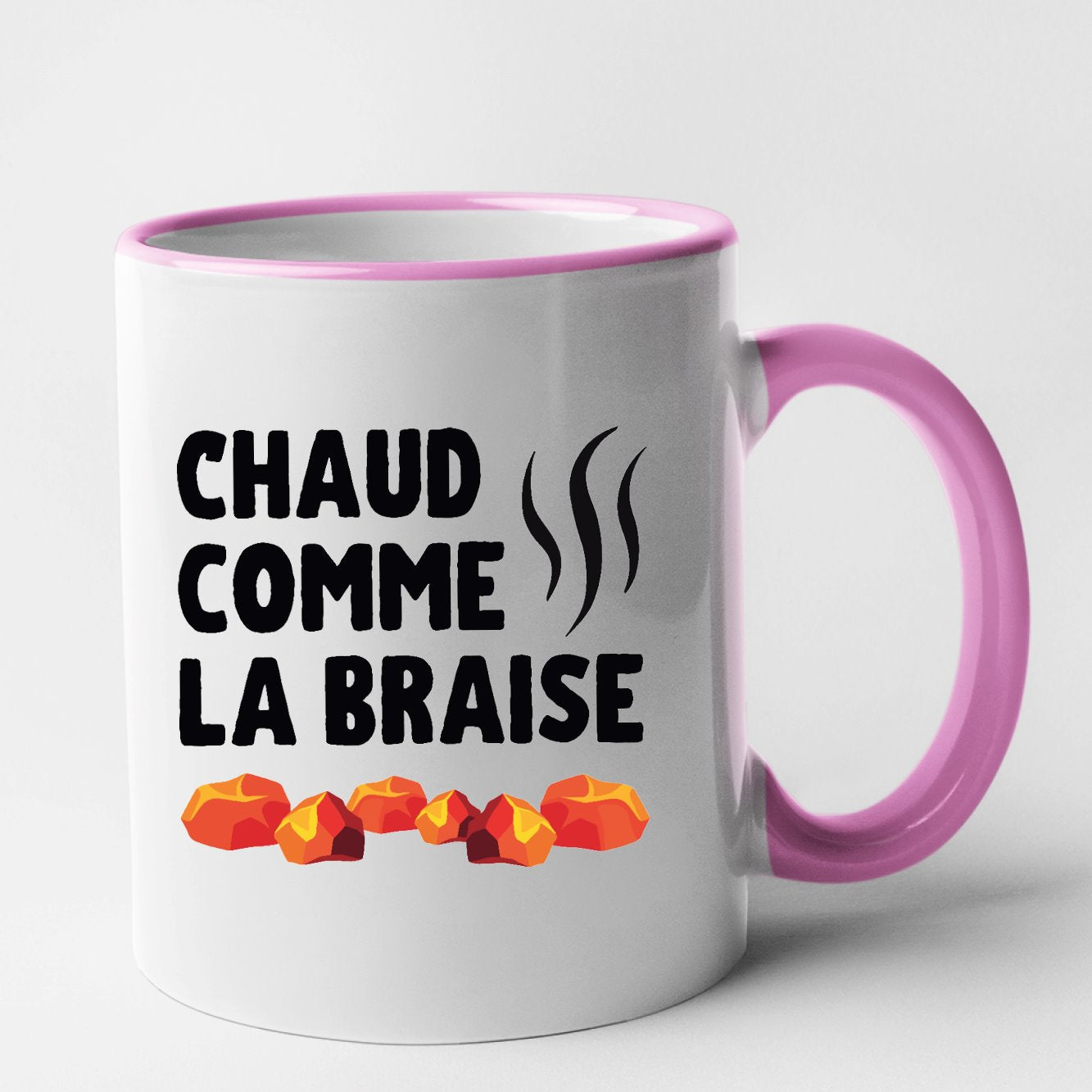 Mug Chaud comme la braise Rose