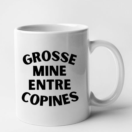 Mug Grosse mine entre copines Blanc