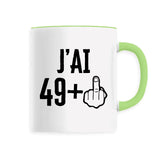 Mug J'ai 50 ans 49 + 1 