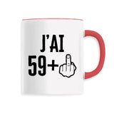 Mug J'ai 60 ans 59 + 1 