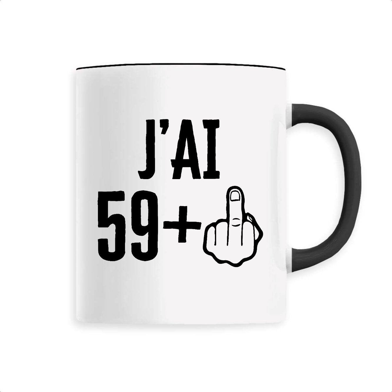 Mug J'ai 60 ans 59 + 1 