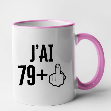 Mug J'ai 80 ans 79 + 1 Rose