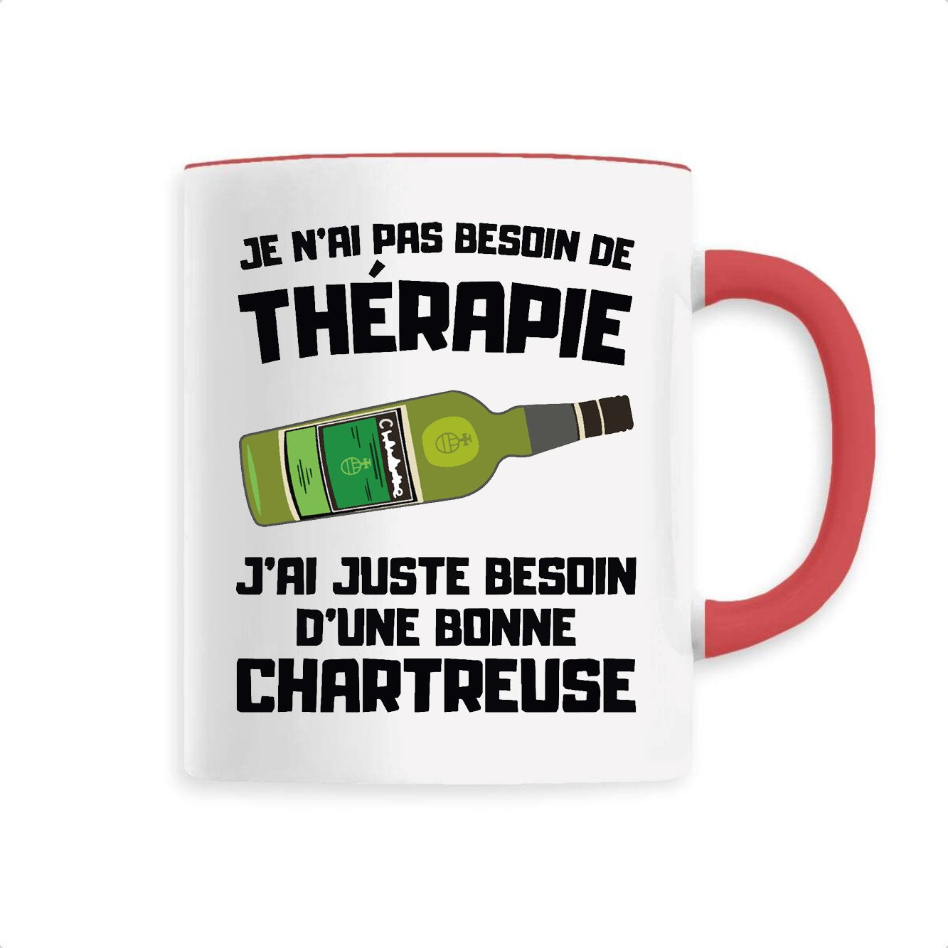 Mug Je n'ai pas besoin de thérapie juste d'une chartreuse 