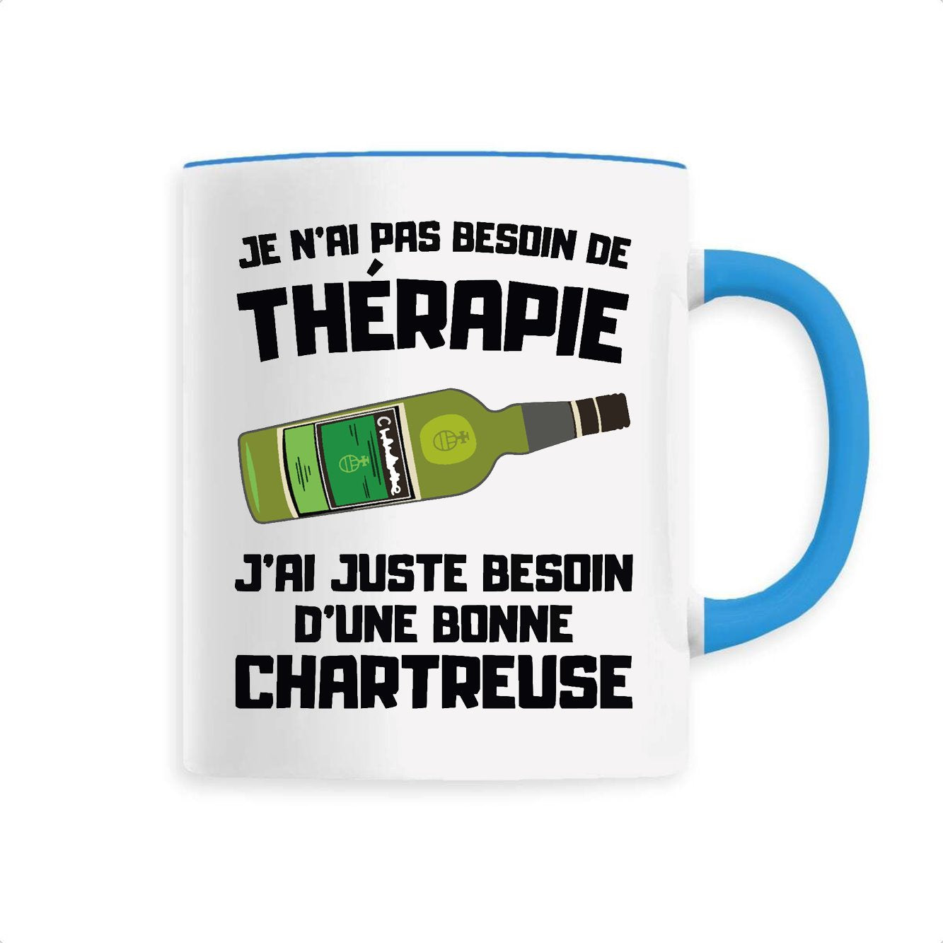 Mug Je n'ai pas besoin de thérapie juste d'une chartreuse 