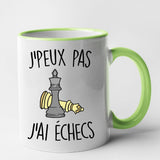 Mug J'peux pas j'ai échecs Vert