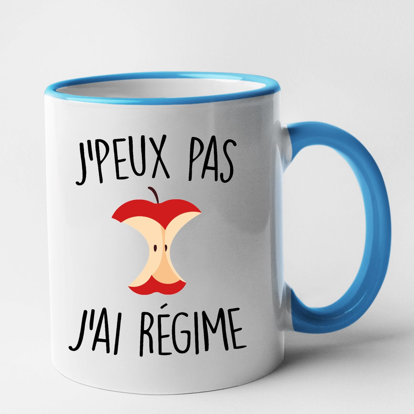 Mug J'peux pas j'ai régime Bleu