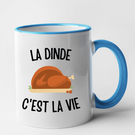 Mug La dinde c'est la vie Bleu