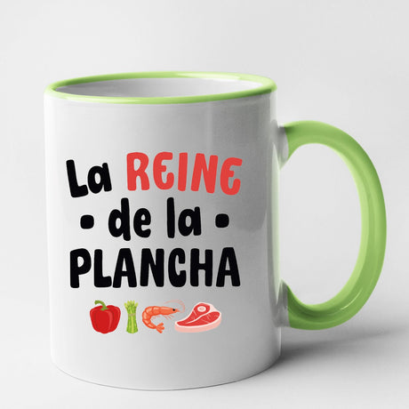 Mug La reine de la plancha Vert