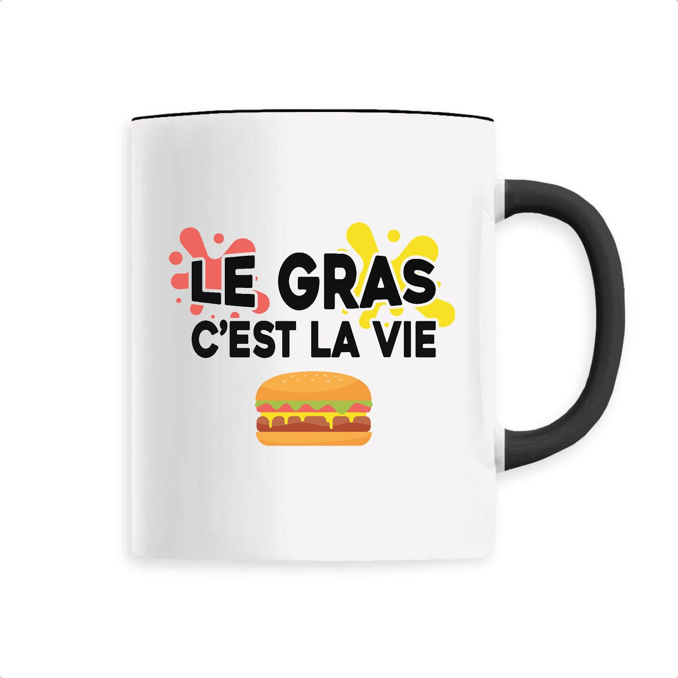 Mug Le gras c'est la vie 