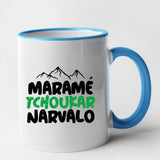 Mug Maramé tchoukar narvalo Bleu