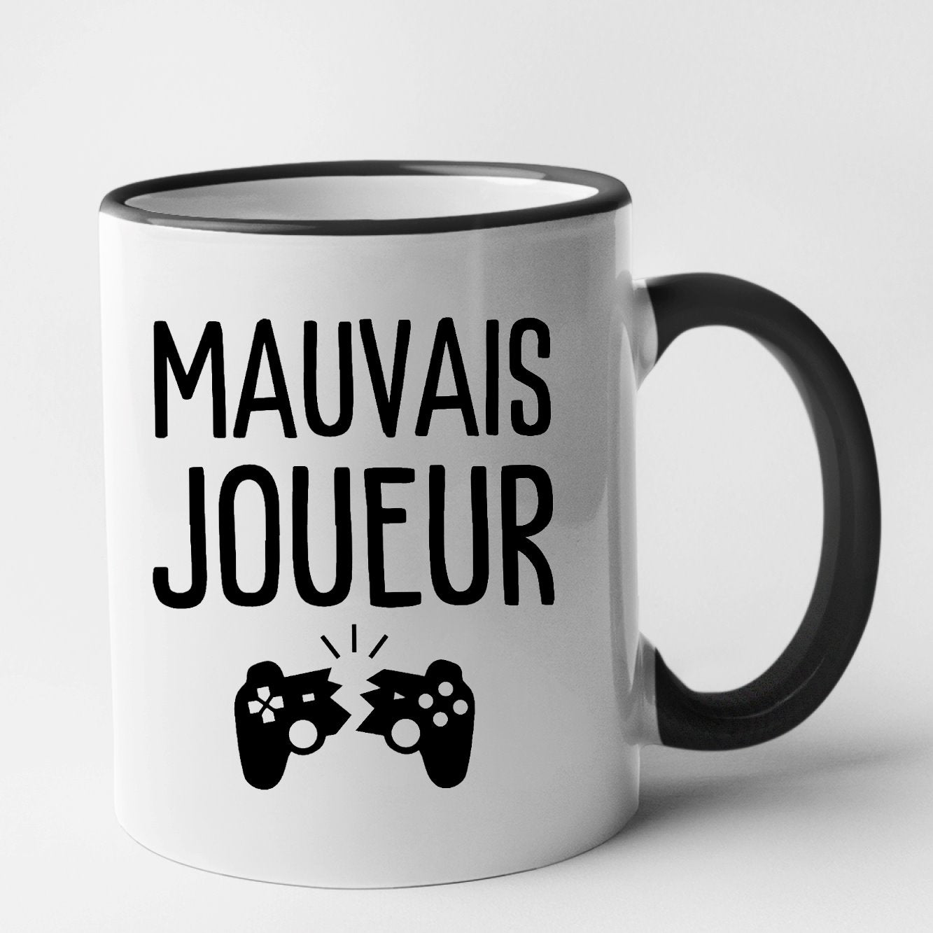 Mug Mauvais joueur Noir