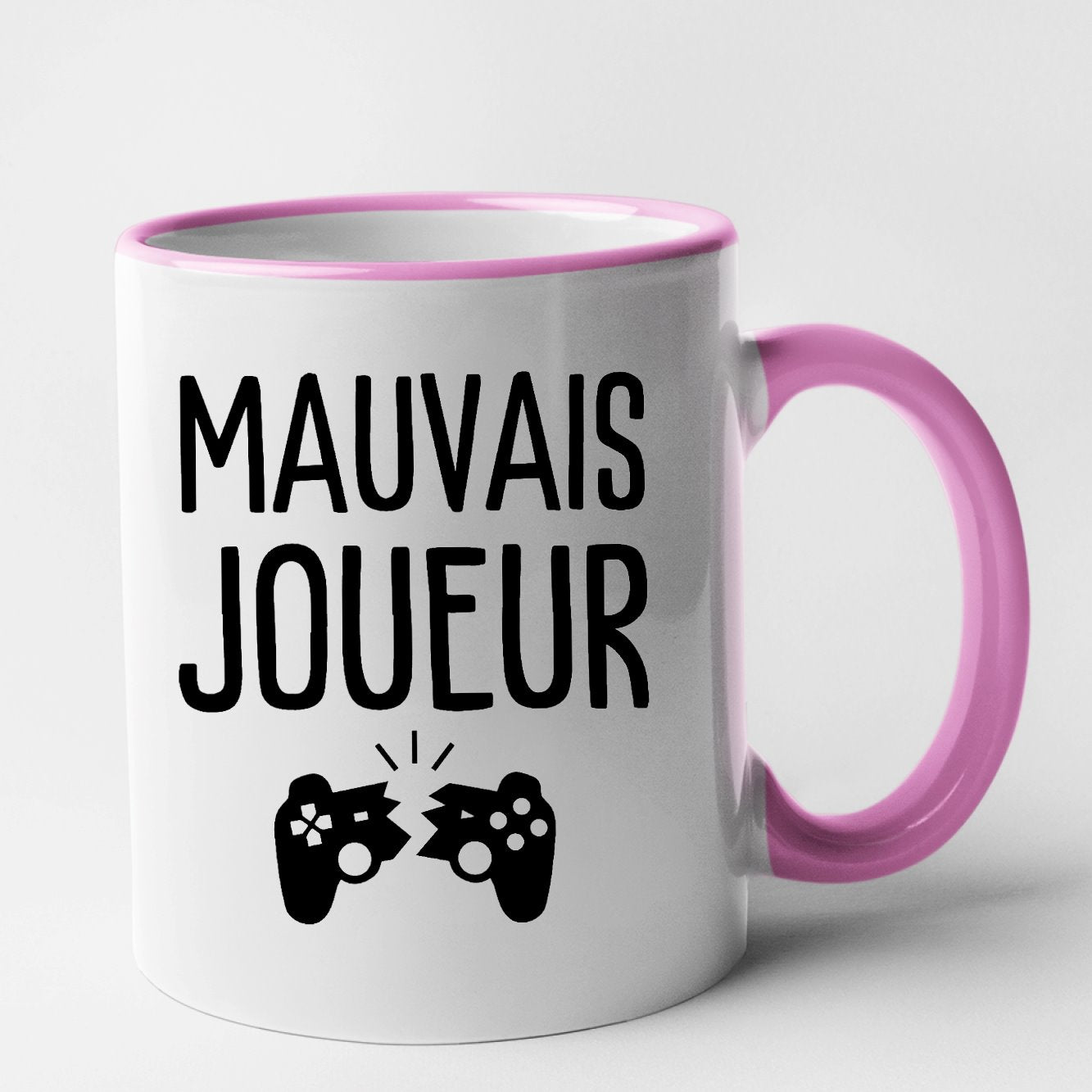 Mug Mauvais joueur Rose