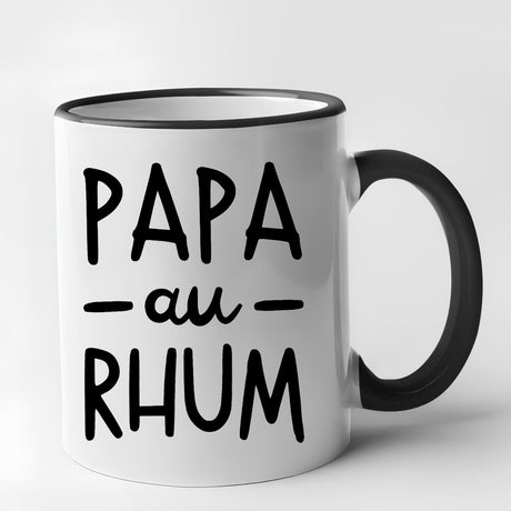 Mug Papa au rhum Noir