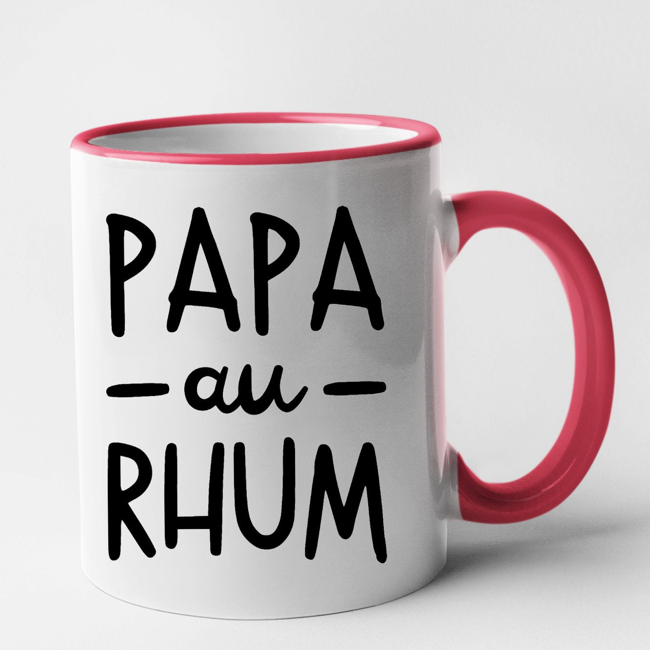 Mug Papa au rhum Rouge