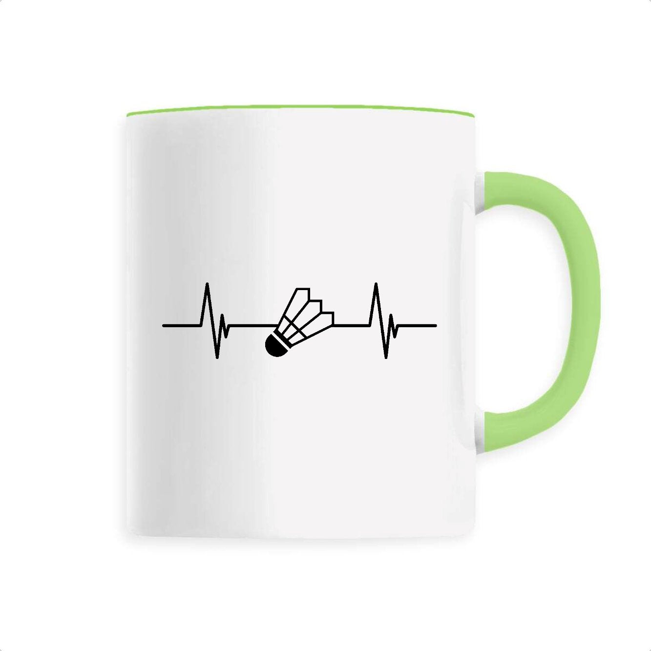 Mug Rythme cardiaque badminton 