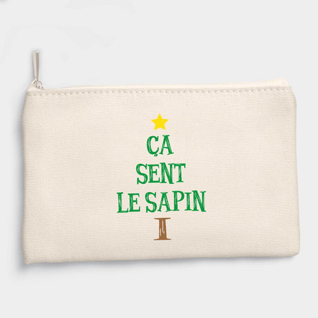 Pochette Ça sent le sapin Beige