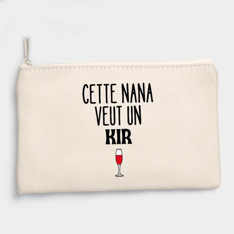 Pochette Cette nana veut un kir Beige